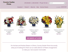 Tablet Screenshot of countryflorist.biz