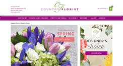 Desktop Screenshot of countryflorist.com